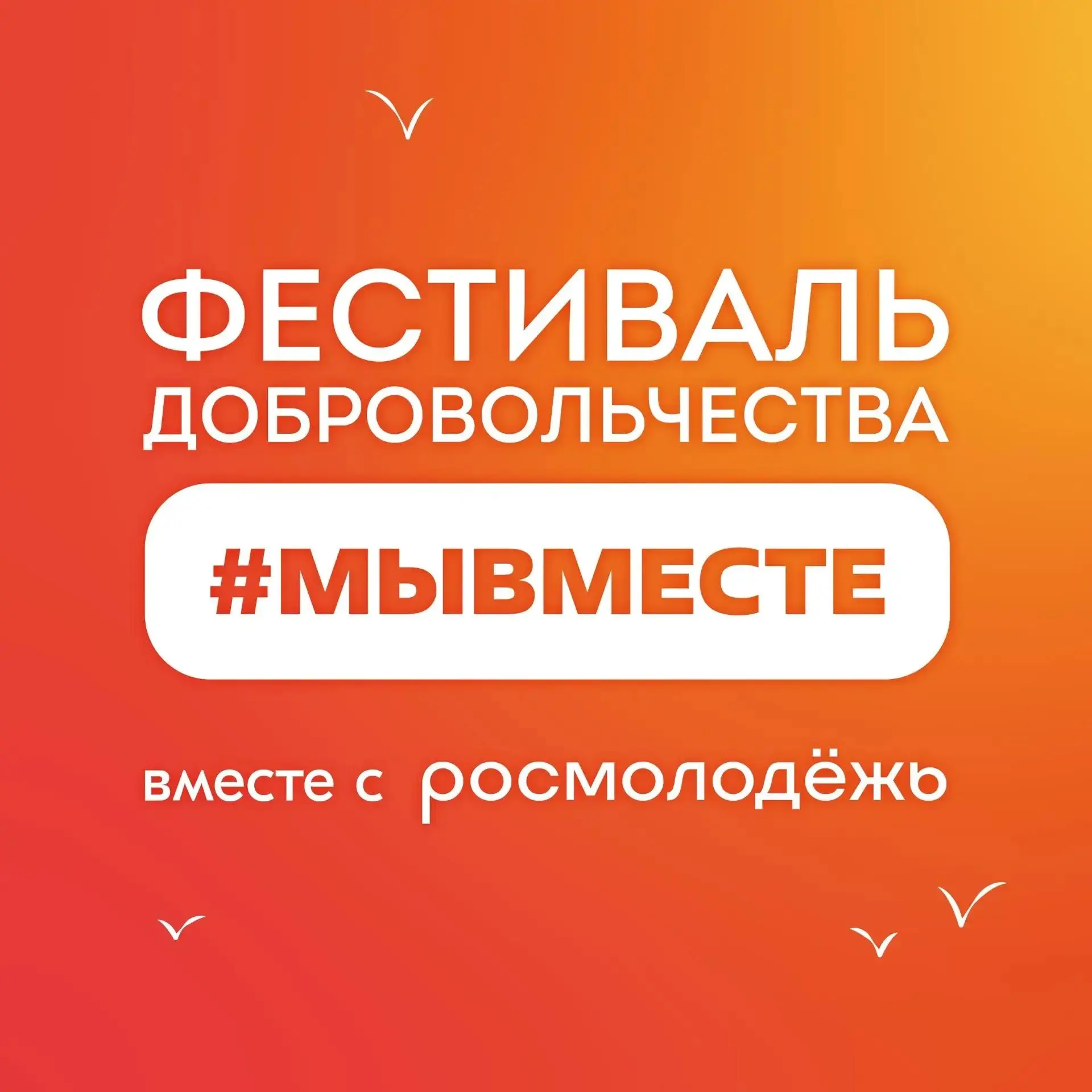 Фестиваль добровольчества #МЫВМЕСТЕ