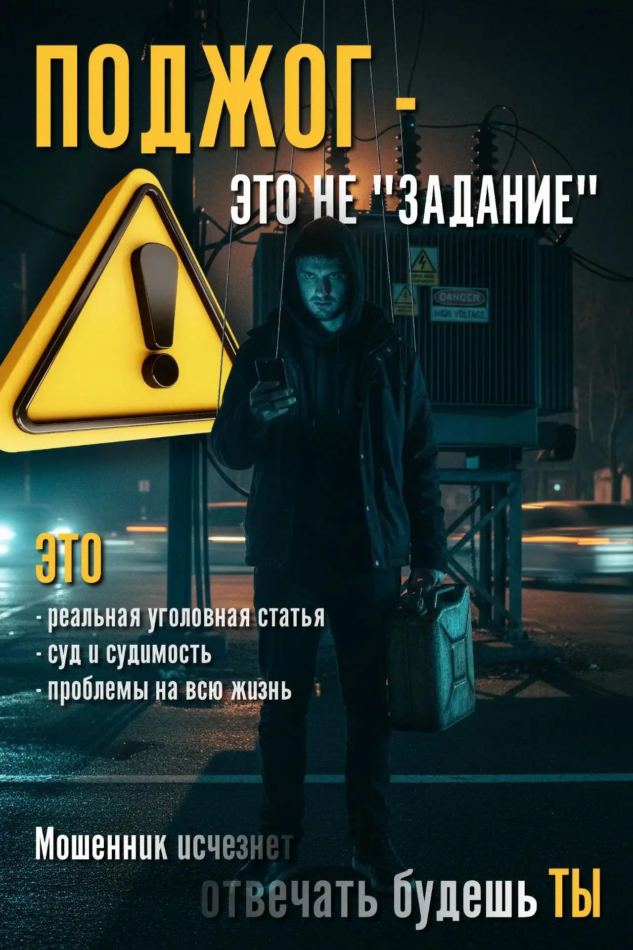 Поджог - это не задание