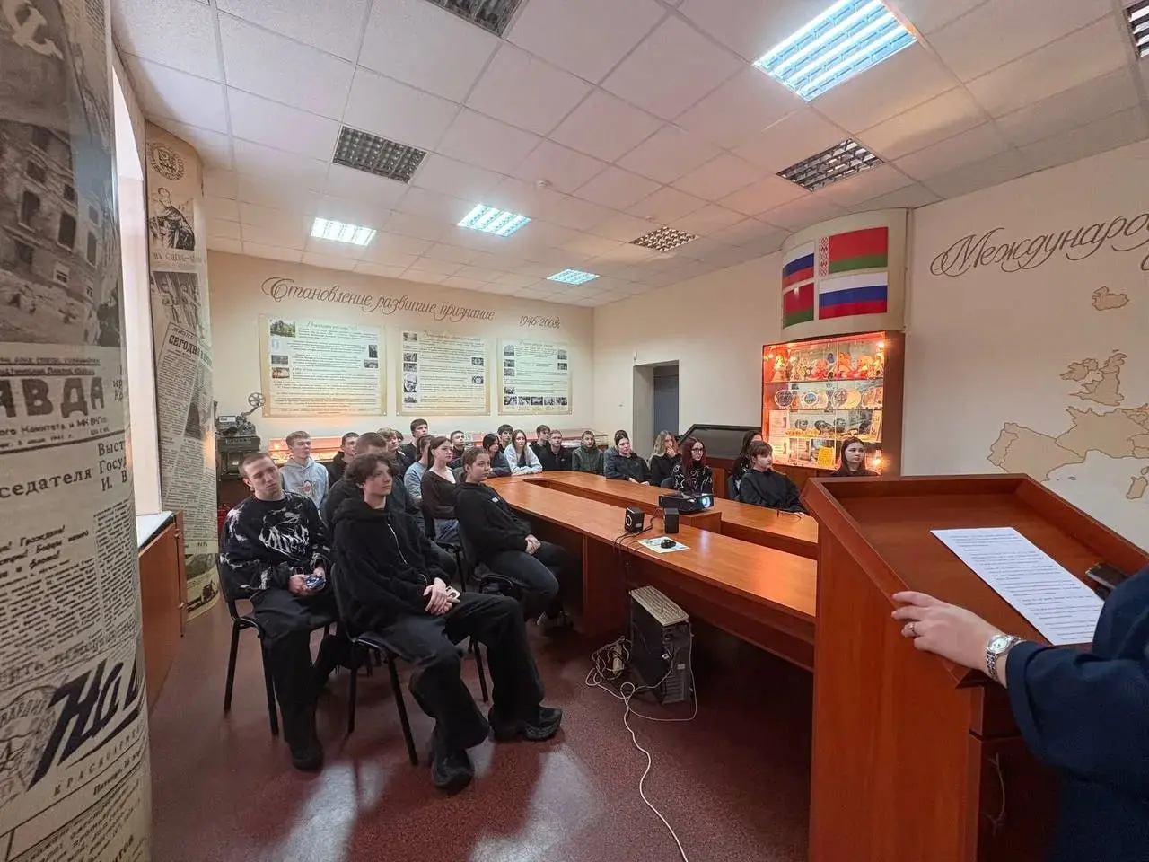 27 января в музее колледжа прошел исторический час